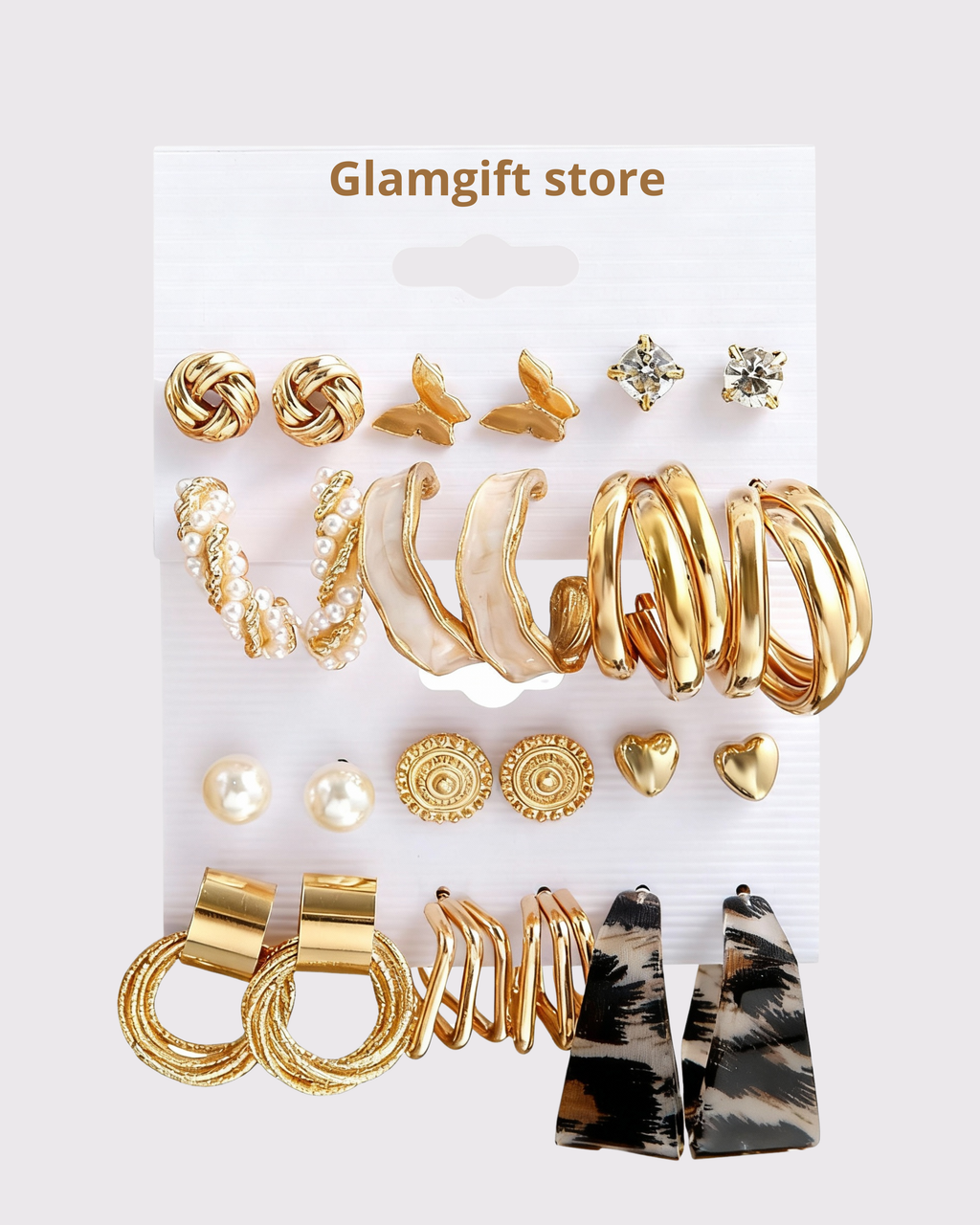 Prestige Impériale - pack de 12 boucles d'oreilles