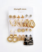 Prestige Impériale - pack de 12 boucles d'oreilles