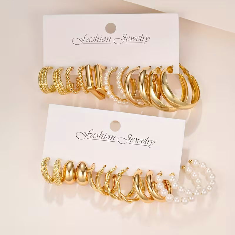 Éclat Perlé -pack de 12 Paires