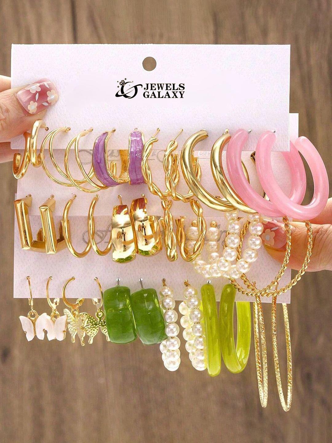 Glam Galaxy – Pack de 18 Paires Boucles d’Oreilles