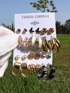 Prestige Impériale - pack de 12 boucles d'oreilles