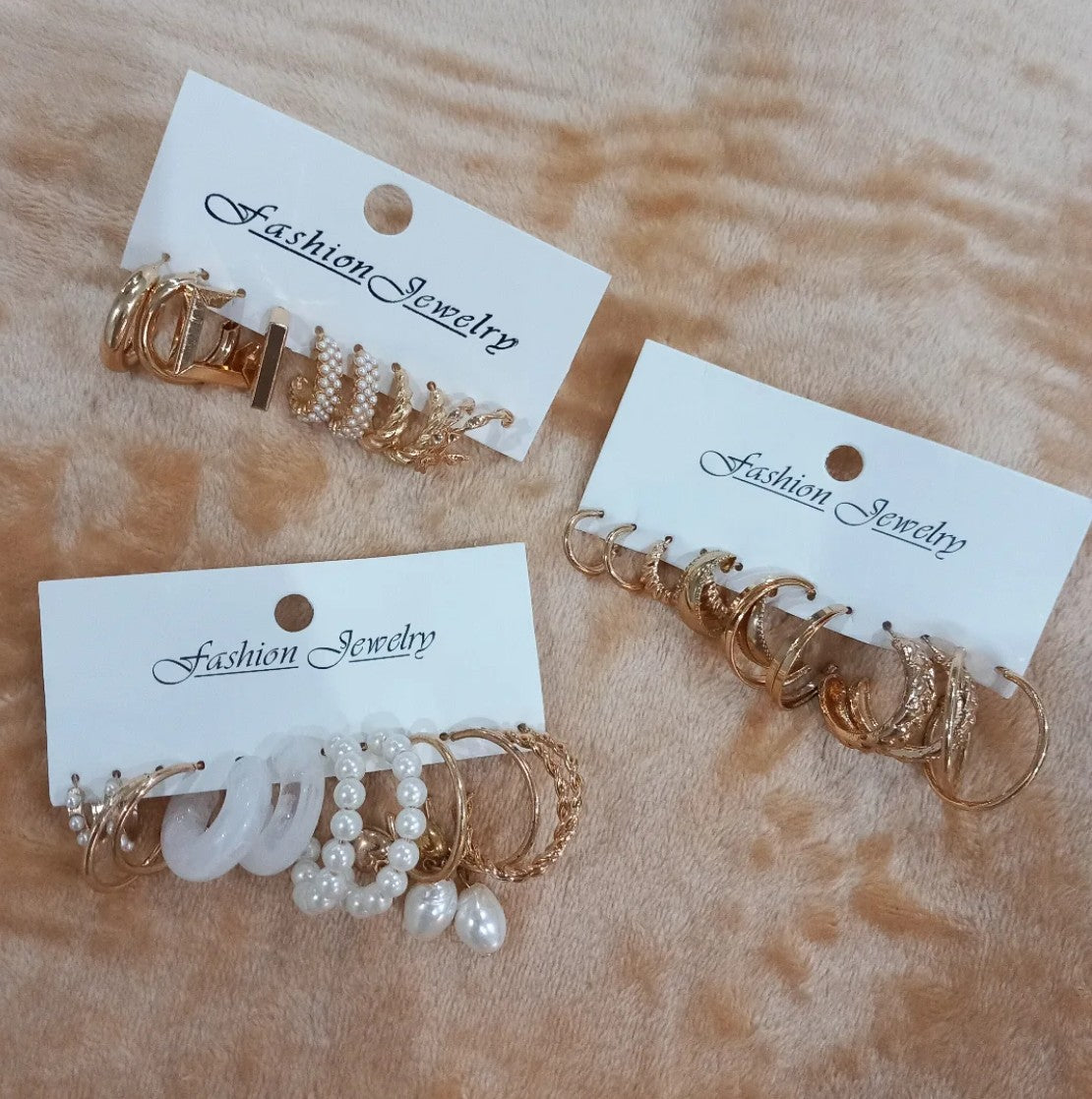 Aura sublime - pack de 18 paires boucle d'oreille