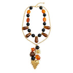 Noctia Dorée – Collier en Acier Inoxydable