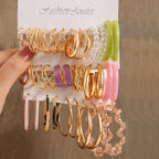 Glow & Shine - Pack de 18 Paires Boucles d’Oreilles