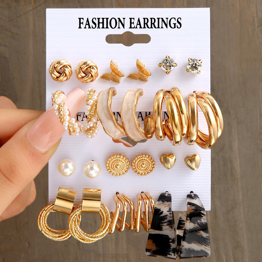 Prestige Impériale - pack de 12 boucles d'oreilles