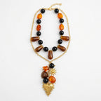 Noctia Dorée – Collier en Acier Inoxydable