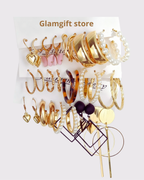 Spark Trend - Pack de 15 paires boucle d'oreilles