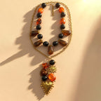 Noctia Dorée – Collier en Acier Inoxydable