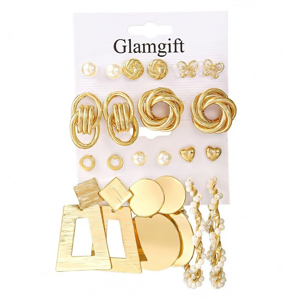 Mirage - pack de 11 Paires boucles d'oreille