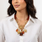 Solea Dorée – Collier en Acier Inoxydable