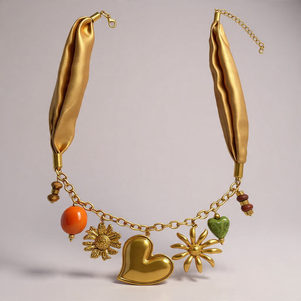 Amara Glow - collier en acier inoxydable